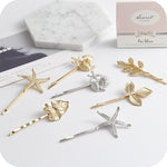 2 pezzi Il miglior regalo per le donne Fermagli per capelli Forcina luminosa Accessori semplici per lo styling dei capelli