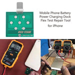 Scheda test spina base per smartphone Apple e Android