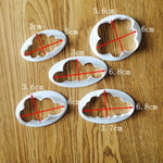 Stampo per torta da 10 pezzi. Stampo per fustellatura per stampa di decorazione per torta fondente a forma di nuvola, Cloud Shape