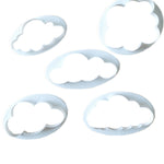 Stampo per torta da 10 pezzi. Stampo per fustellatura per stampa di decorazione per torta fondente a forma di nuvola, Cloud Shape