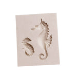 2 pezzi di ippocampo fai da te modellazione stampo fondente torta in silicone stampo al cioccolato strumento di cottura, Hippocampus Shape(Pink), Hippocampus Shape(Gray)