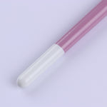 Set 7 pennelli nail art manico rosa metallo
