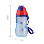 Biberon per bambini con cannuccia Cartone animato portatile Salva tazze Bottiglie sportive Tazze per bambini