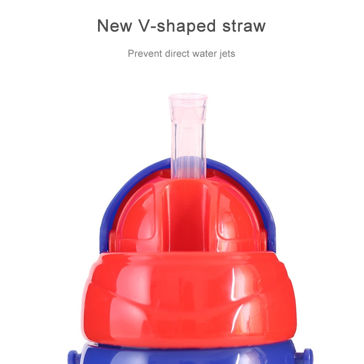 Biberon per bambini con cannuccia Cartone animato portatile Salva tazze Bottiglie sportive Tazze per bambini