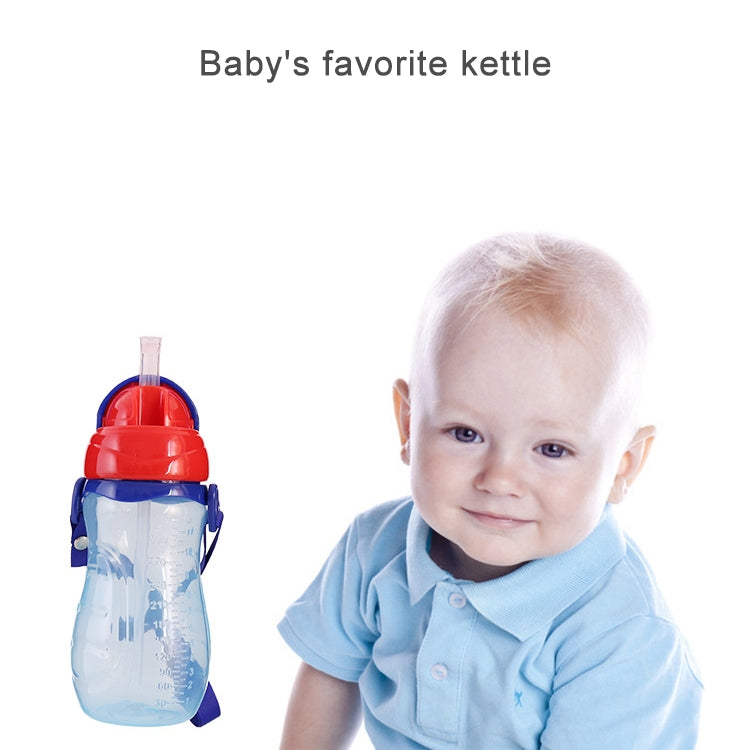 Biberon per bambini con cannuccia Cartone animato portatile Salva tazze Bottiglie sportive Tazze per bambini