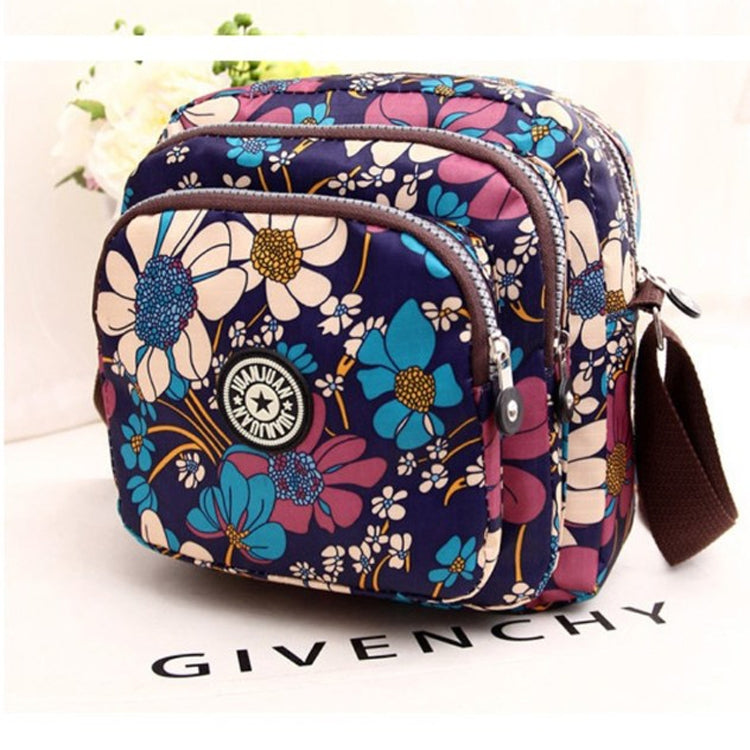 Borsa a tracolla da donna Borsa a tracolla multistrato in nylon impermeabile