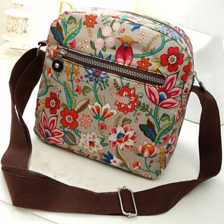 Borsa a tracolla da donna Borsa a tracolla multistrato in nylon impermeabile