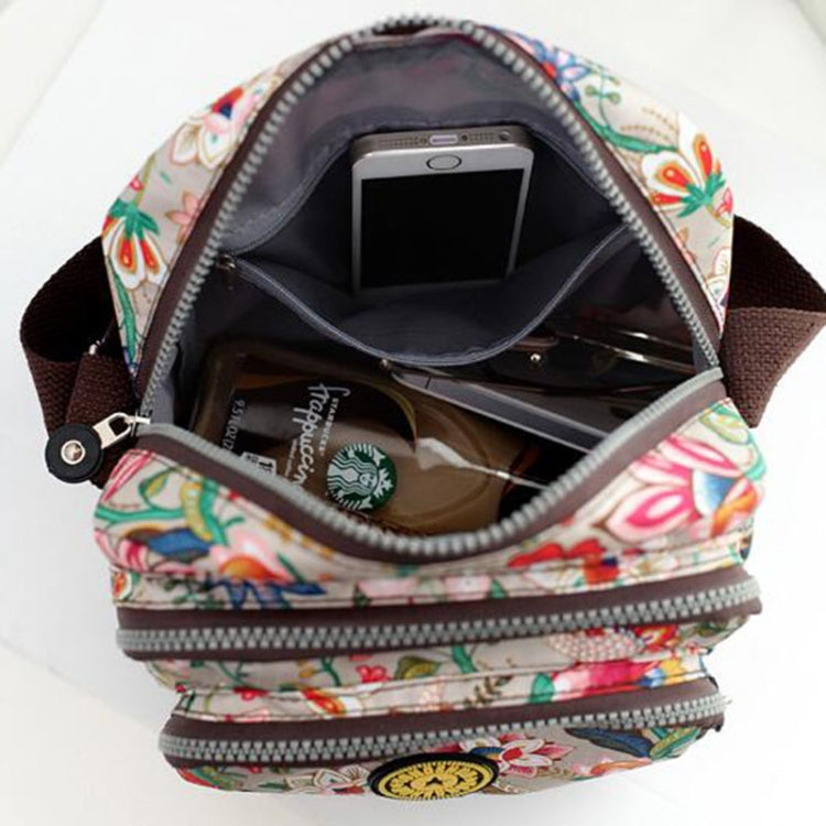 Borsa a tracolla da donna Borsa a tracolla multistrato in nylon impermeabile