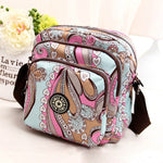 Borsa a tracolla da donna Borsa a tracolla multistrato in nylon impermeabile