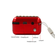 Altoparlante radio FM portatile ricaricabile USB TF