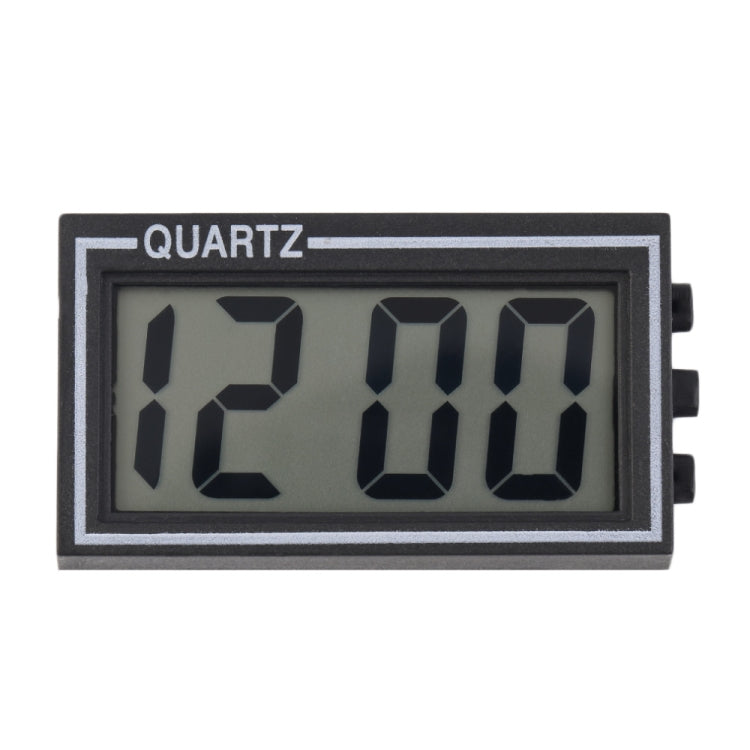Orologio digitale elettronico leggero e conveniente con display LCD digitale per cruscotto dell'auto, Dashboard Clock