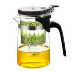 KAMJOVE Elegante tazza a bolle teiera da ufficio teiera a fiori Set da tè in vetro resistente al calore, K-200 400ML, K-201 500ML, K-202 750ML, K-203 600ML, K-204 600ML, K-205 900ML