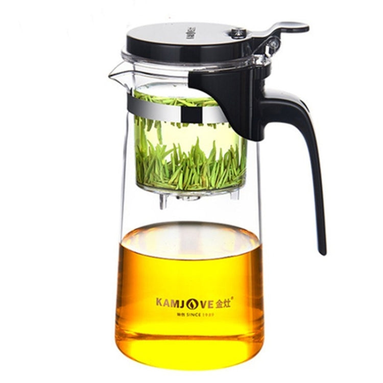 KAMJOVE Elegante tazza a bolle teiera da ufficio teiera a fiori Set da tè in vetro resistente al calore, K-200 400ML, K-201 500ML, K-202 750ML, K-203 600ML, K-204 600ML, K-205 900ML