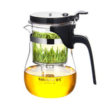 KAMJOVE Elegante tazza a bolle teiera da ufficio teiera a fiori Set da tè in vetro resistente al calore, K-200 400ML, K-201 500ML, K-202 750ML, K-203 600ML, K-204 600ML, K-205 900ML