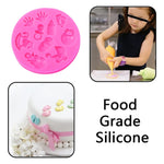 2 pezzi a forma di mano per bambino, stampo fai da te, fondente, torta in silicone, stampo per cioccolato, Foot Shape