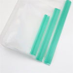 2 set di sacchetti per alimenti PEVA riutilizzano sacchetti di conservazione sigillati tridimensionali addensati, consegna di colori casuali, Sealed Fresh-keeping Bags
