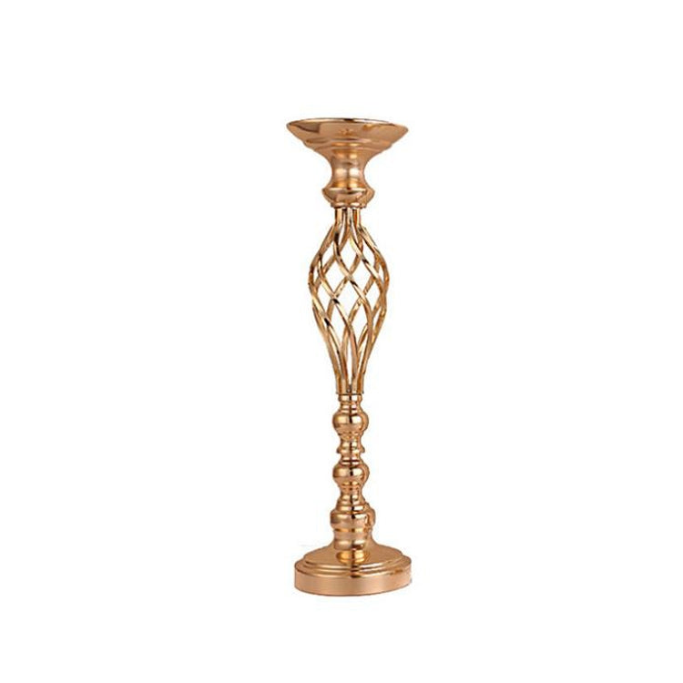 Decorazione per oggetti di scena per matrimoni in finestra in ferro battuto placcato oro, 40cm, 48cm, 54cm