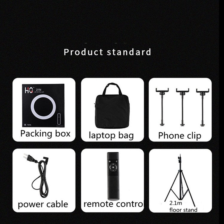 Kit luce anello LED 21 pollici con telecomando e treppiede