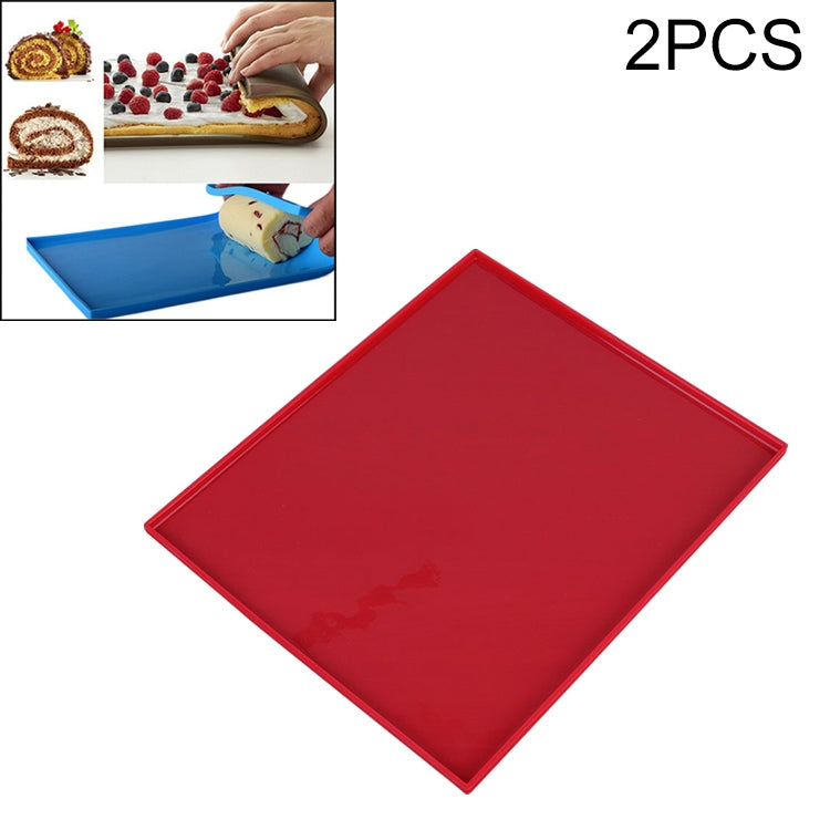 2 pezzi di tappetino antiaderente per torta svizzero, strumenti di cottura per torte, tappetino in silicone