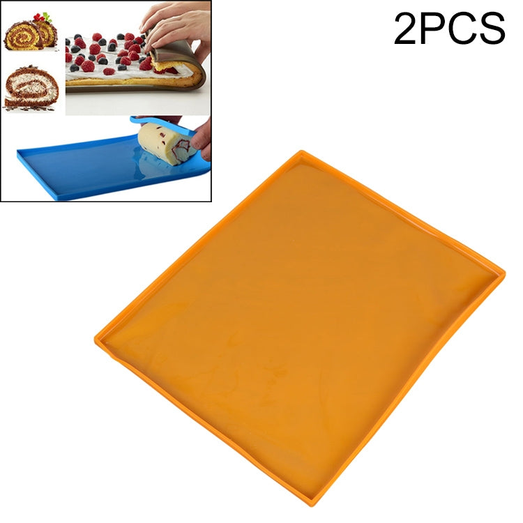 2 pezzi di tappetino antiaderente per torta svizzero, strumenti di cottura per torte, tappetino in silicone