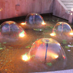 Ugello per fontana con ugello emisferico a fungo in rame, Fountain Hemisphere Nozzle