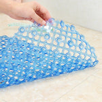 Tappetino da bagno Waterdrop da 7 pezzi con tappetino antiscivolo per vasca da bagno con massaggio a ventosa