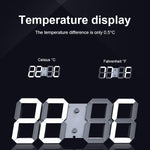 Orologio digitale a LED Orologio da parete per soggiorno Orologio WIFI creativo Spina americana, 4 Bit WIFI Hollow White, 4 Bit WIFI Hollow Red, 4 Bit WIFI Sealed Box White