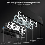 Orologio digitale a LED Orologio da parete per soggiorno Orologio WIFI creativo Spina americana, 4 Bit WIFI Hollow White, 4 Bit WIFI Hollow Red, 4 Bit WIFI Sealed Box White