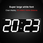 Orologio digitale a LED Orologio da parete per soggiorno Orologio WIFI creativo Spina americana, 4 Bit WIFI Hollow White, 4 Bit WIFI Hollow Red, 4 Bit WIFI Sealed Box White