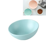 Ciotola in ceramica per cani e gatti con supporto in legno