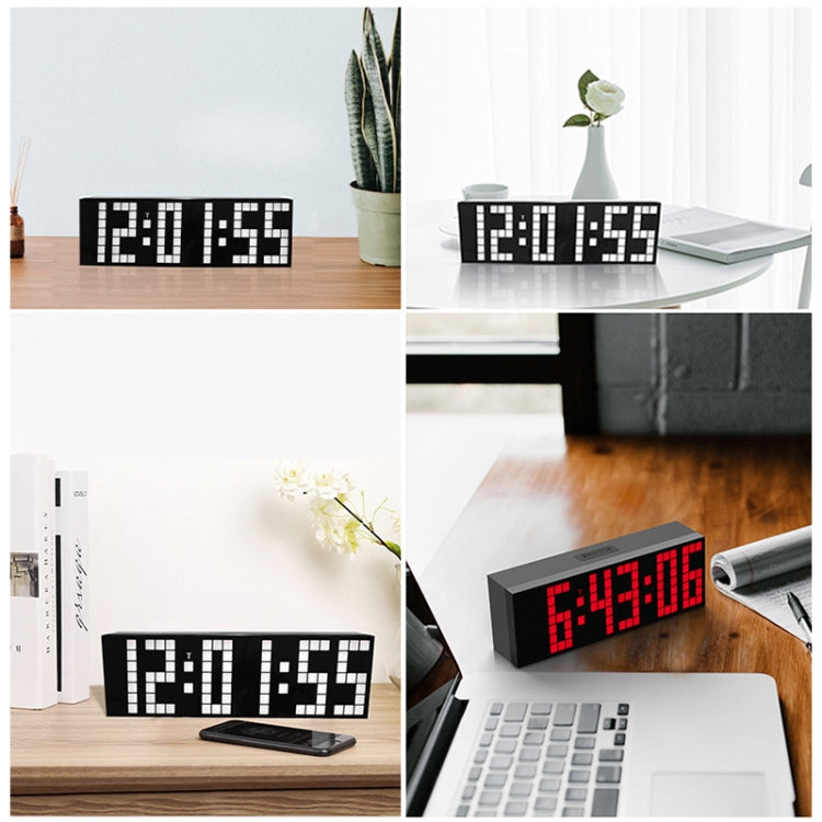 Sveglia elettronica digitale Orologio da tavolo creativo a LED Spina americana, 4 Digits 5 Segments, 4 Digits 7 Segments, 6 Digits 5 Segments, 6 Digits 7 Segments