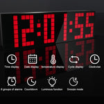 Sveglia elettronica digitale Orologio da tavolo creativo a LED Spina americana, 4 Digits 5 Segments, 4 Digits 7 Segments, 6 Digits 5 Segments, 6 Digits 7 Segments