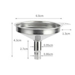 Gadget da cucina per perdite di vino, imbuto conico piccolo in acciaio inossidabile da 10 pezzi, Wine Leak