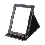Specchio cosmetico portatile con supporto quadrato in pelle da 2 pezzi, Black L 18x25.5x1.6CM, Black M15x20.5x1.6CM, Black S 12x17.5x1.6CM, Brown L 18x25.5x1.6CM, Brown M15x20.5x1.6CM, Brown S 12x17.5x1.6CM, Red L 18x25.5x1.6CM, Red M15x20.5x1.6CM     ...