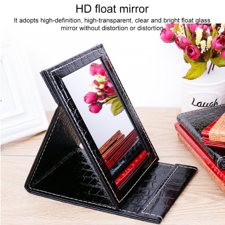 Specchio cosmetico portatile con supporto quadrato in pelle da 2 pezzi, Black L 18x25.5x1.6CM, Black M15x20.5x1.6CM, Black S 12x17.5x1.6CM, Brown L 18x25.5x1.6CM, Brown M15x20.5x1.6CM, Brown S 12x17.5x1.6CM, Red L 18x25.5x1.6CM, Red M15x20.5x1.6CM     ...
