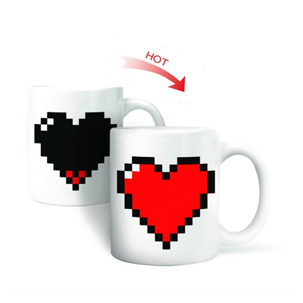 Tazza ceramica che cambia colore con il calore 8x10x10 cm