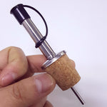 Dispenser per beccuccio per vino in sughero, versatore in acciaio inossidabile, 20 pezzi, Wine Diversion Spout Dispenser