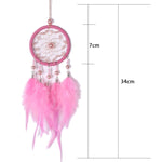 Mini creativo Dreamcatcher Crafts Hollow Wind Chime Decorazione da appendere per auto