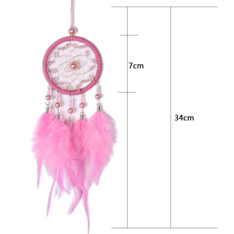 Mini creativo Dreamcatcher Crafts Hollow Wind Chime Decorazione da appendere per auto