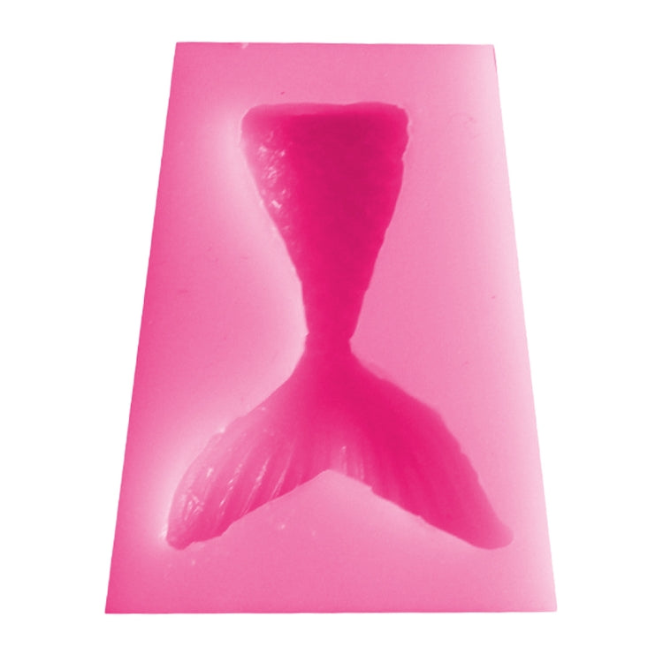 10 pezzi di fondente sirena coda di pesce stampo in silicone strumenti di cottura stampo per decorazione torta al cioccolato, Fishtail Shape