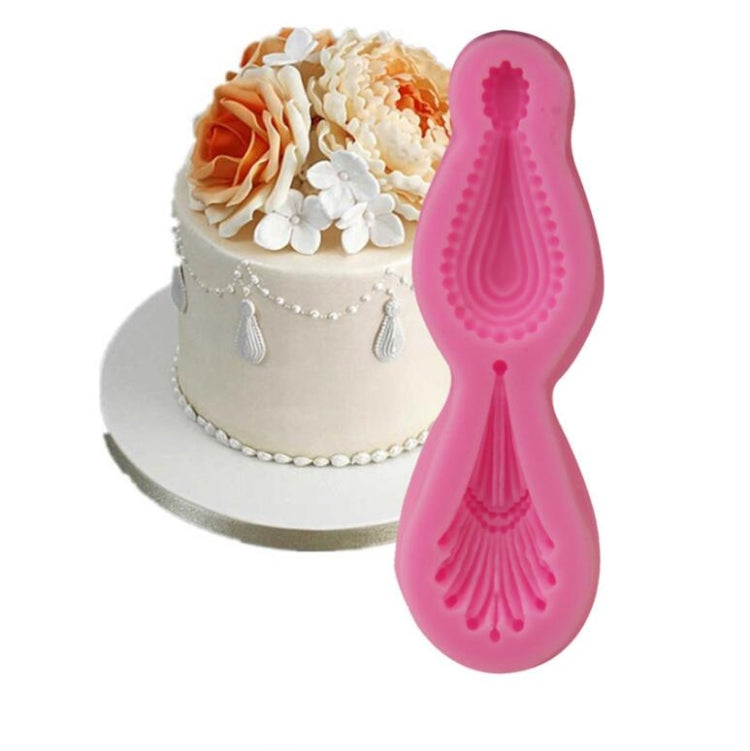 2 pezzi di ciondolo in pietra preziosa stampo in silicone stampo per cioccolato fondente strumento per decorare torte da forno fai da te, Gemstone Pendant Shape