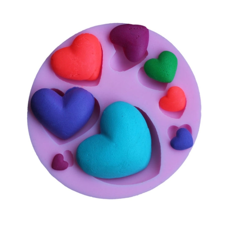 2 stampi per dolci fai da te, modello amore, stampo in silicone per fondente, Love Pattern Shape