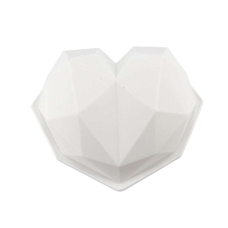3 pezzi Diamond Love Stampo in silicone per torta fai-da-te Strumento per cottura in spugna Stampo per dessert mousse in chiffon, Diamond Love Shape
