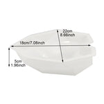 3 pezzi Diamond Love Stampo in silicone per torta fai-da-te Strumento per cottura in spugna Stampo per dessert mousse in chiffon, Diamond Love Shape