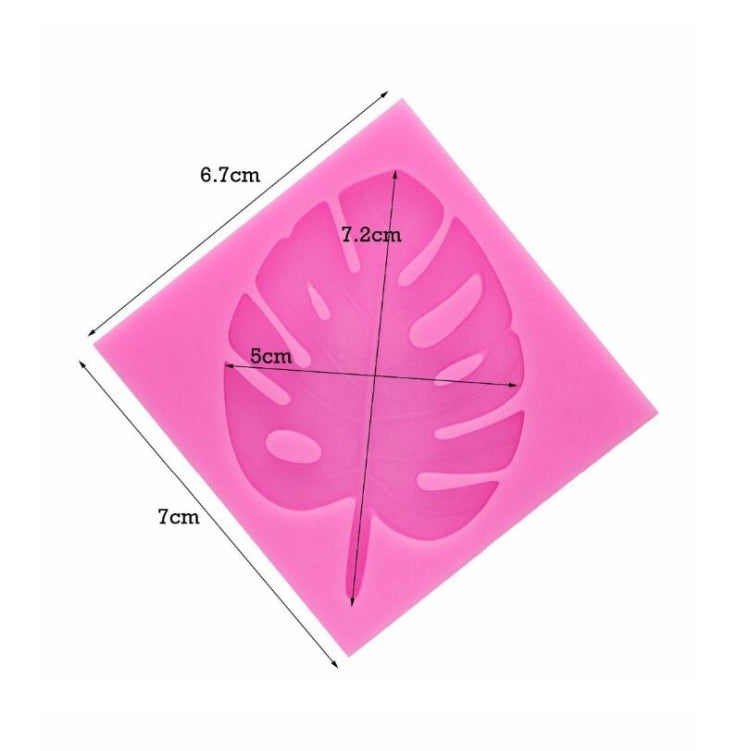 2 stampi fai da te per decorazione torta al cioccolato, stampo per fondente con foglie di albero, Tree Leaf Shape(Pink), Tree Leaf Shape(Gray)