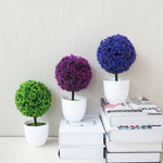 Pianta decorativa artificiale bonsai con fiori di ciliegio