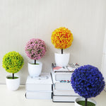 Pianta decorativa artificiale bonsai con fiori di ciliegio