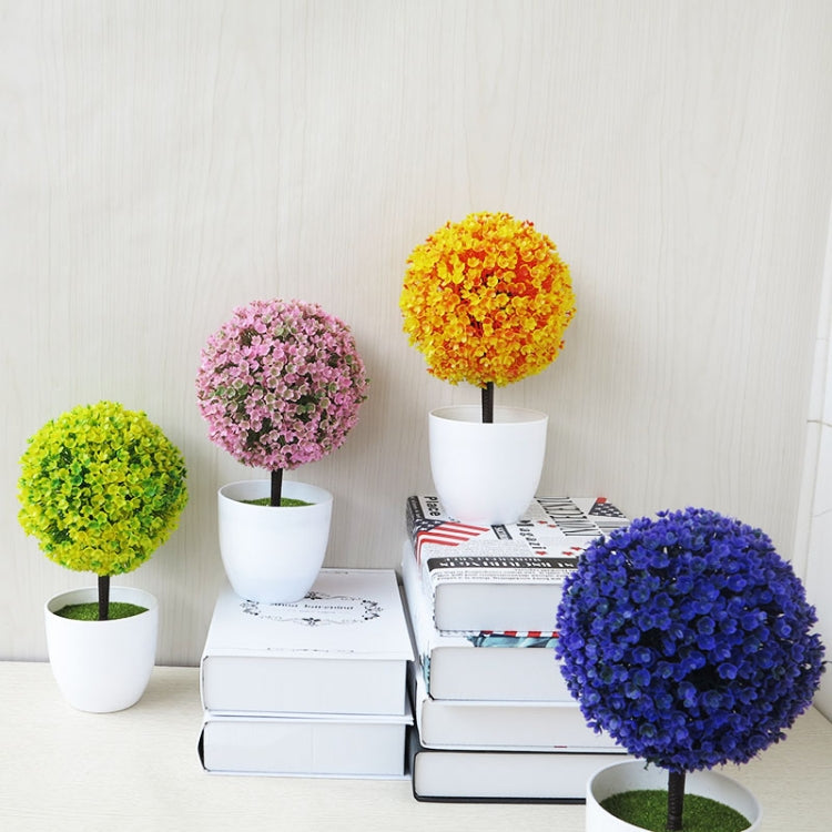 Pianta decorativa artificiale bonsai con fiori di ciliegio