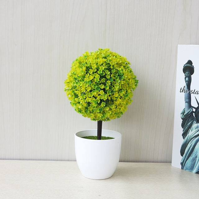 Pianta decorativa artificiale bonsai con fiori di ciliegio