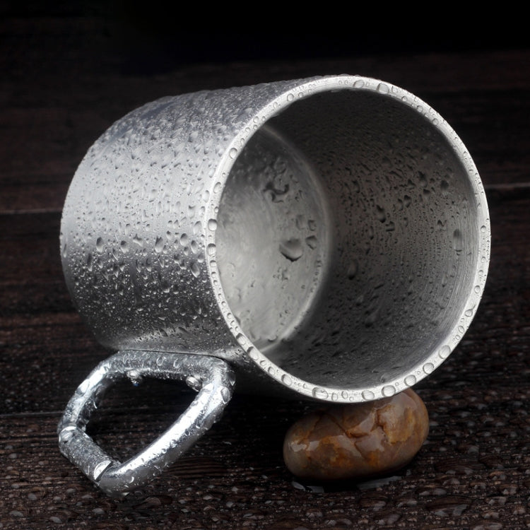 Tazze da caffè per acqua a doppia parete in acciaio inossidabile con manico a moschettone, consegna colore casuale, Coffee Cup with Carabiner